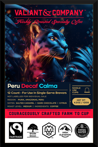 Peru Decaf Calma - Single Use Cups