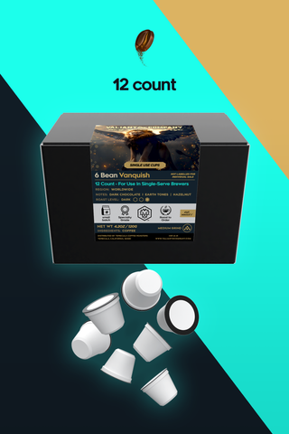 6 Bean Vanquish - Single Use Cups