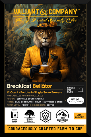 Breakfast Bellātor - Single Use Cups